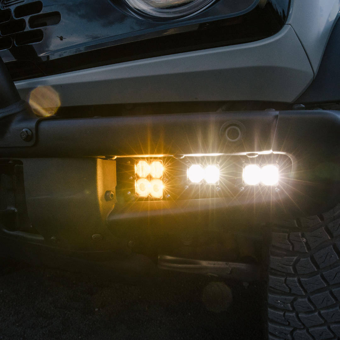 Ford Bronco (2021+) -  LED Modular Bumper Fog Light Kit