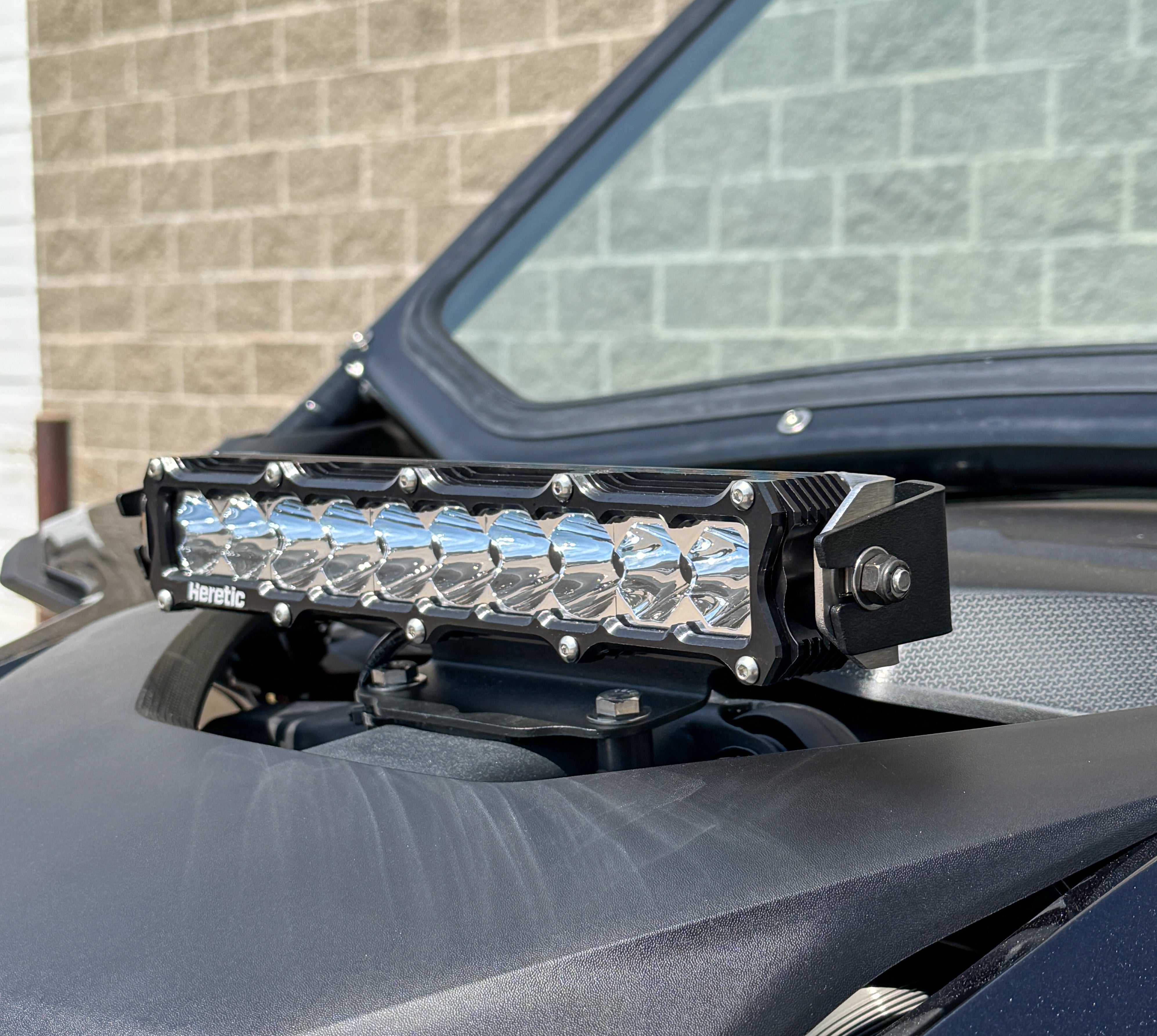 Can Am Maverick R 10 Inch Shock Tower LED Light Bar