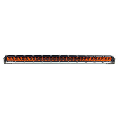 50 inch amber led light bar on white background