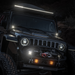 50 inch led light bar mounted on a jeep