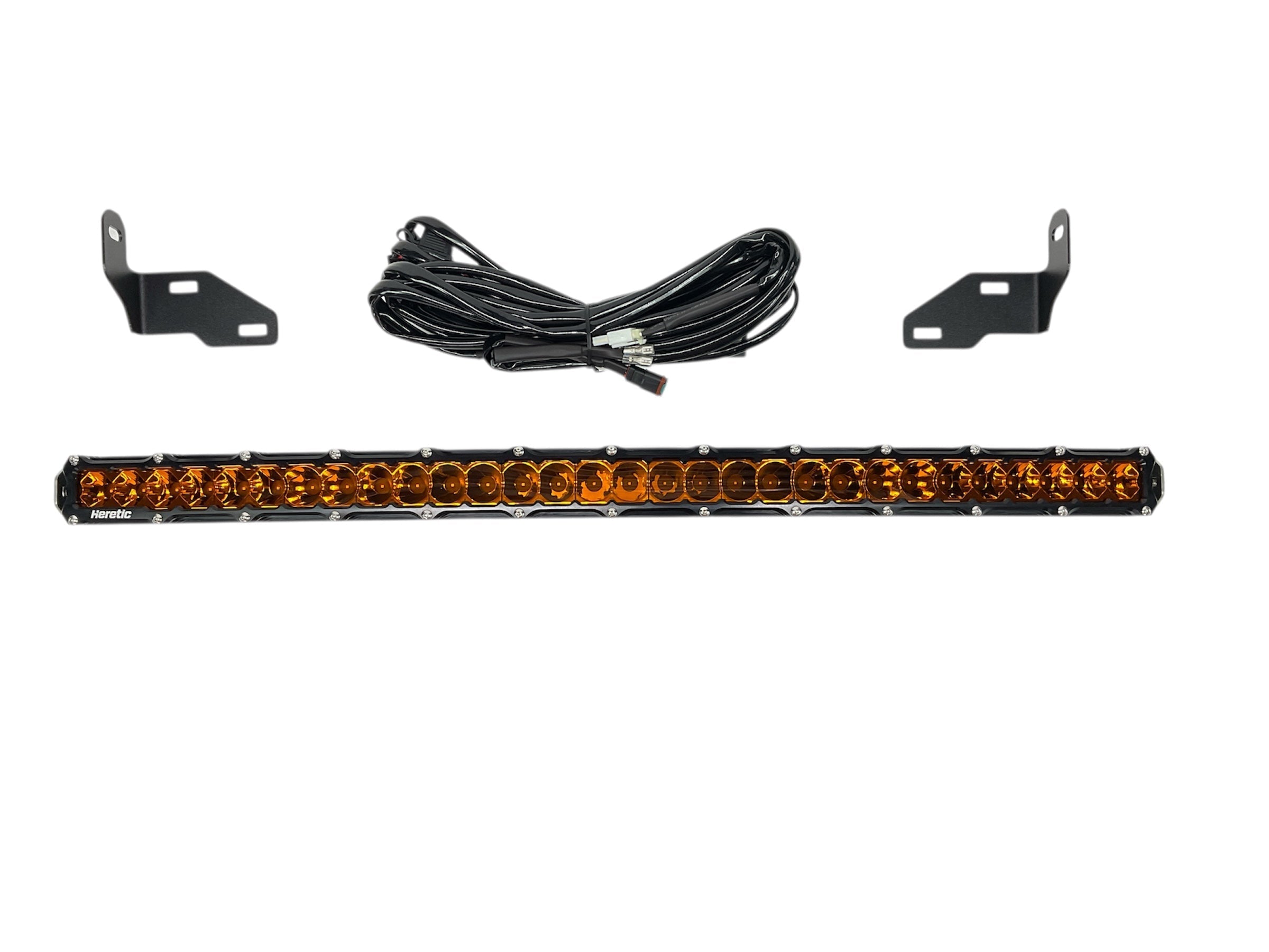 F-250 & 350 Super Duty 30" Curved Bumper Light Bar Kit 2023+