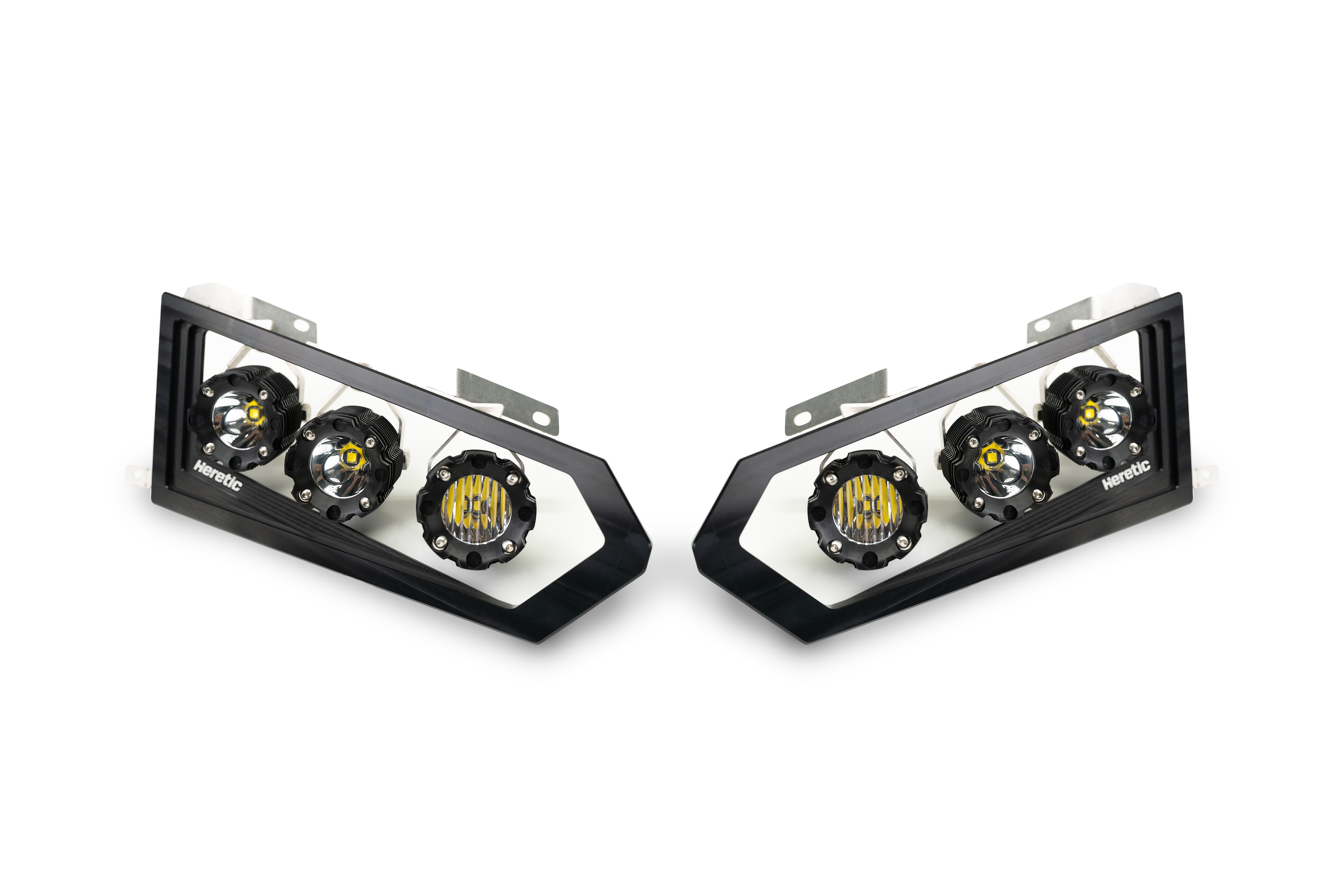 Heretic Studio Polaris Ranger Headlights ('14-'17; '18 Select Models)