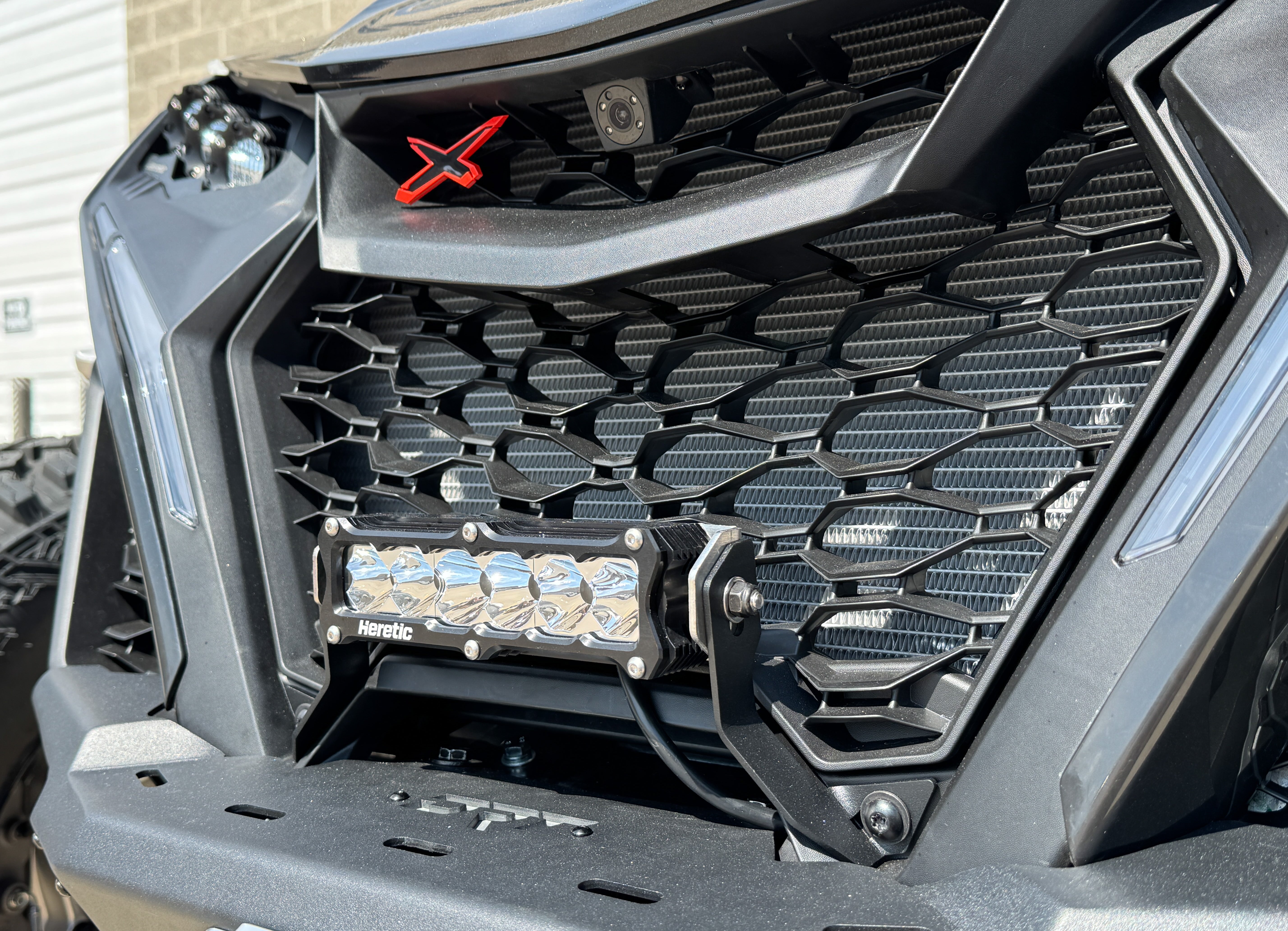 Can-Am Maverick Lower Grill 6" light bar kit