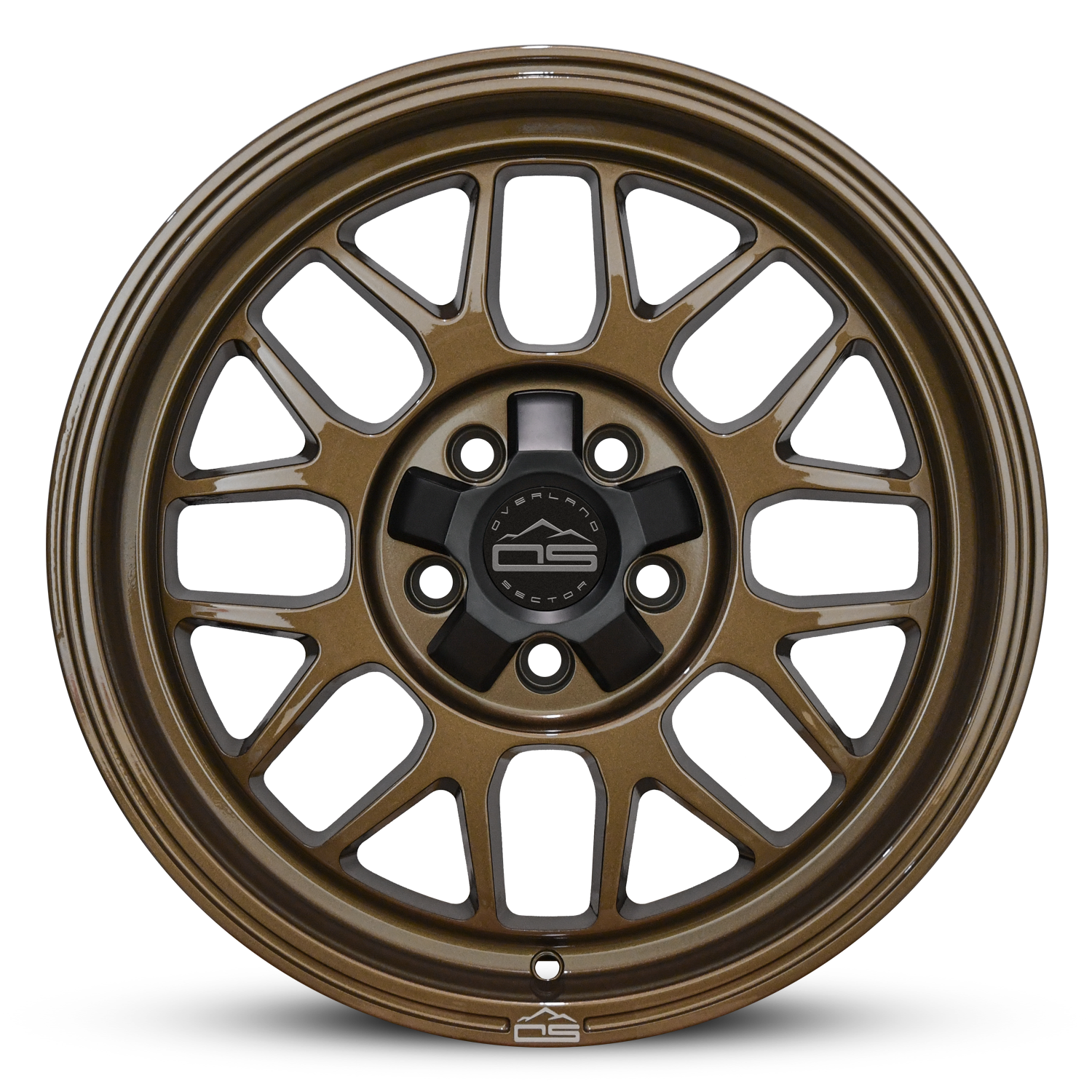 Overland Sector Hyperdrive Flow Formed 17x8.5 +25 5x108/5x114.3 73.1mm All Gloss Bronze