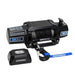 Superwinch winch with cable and accessories on a white background