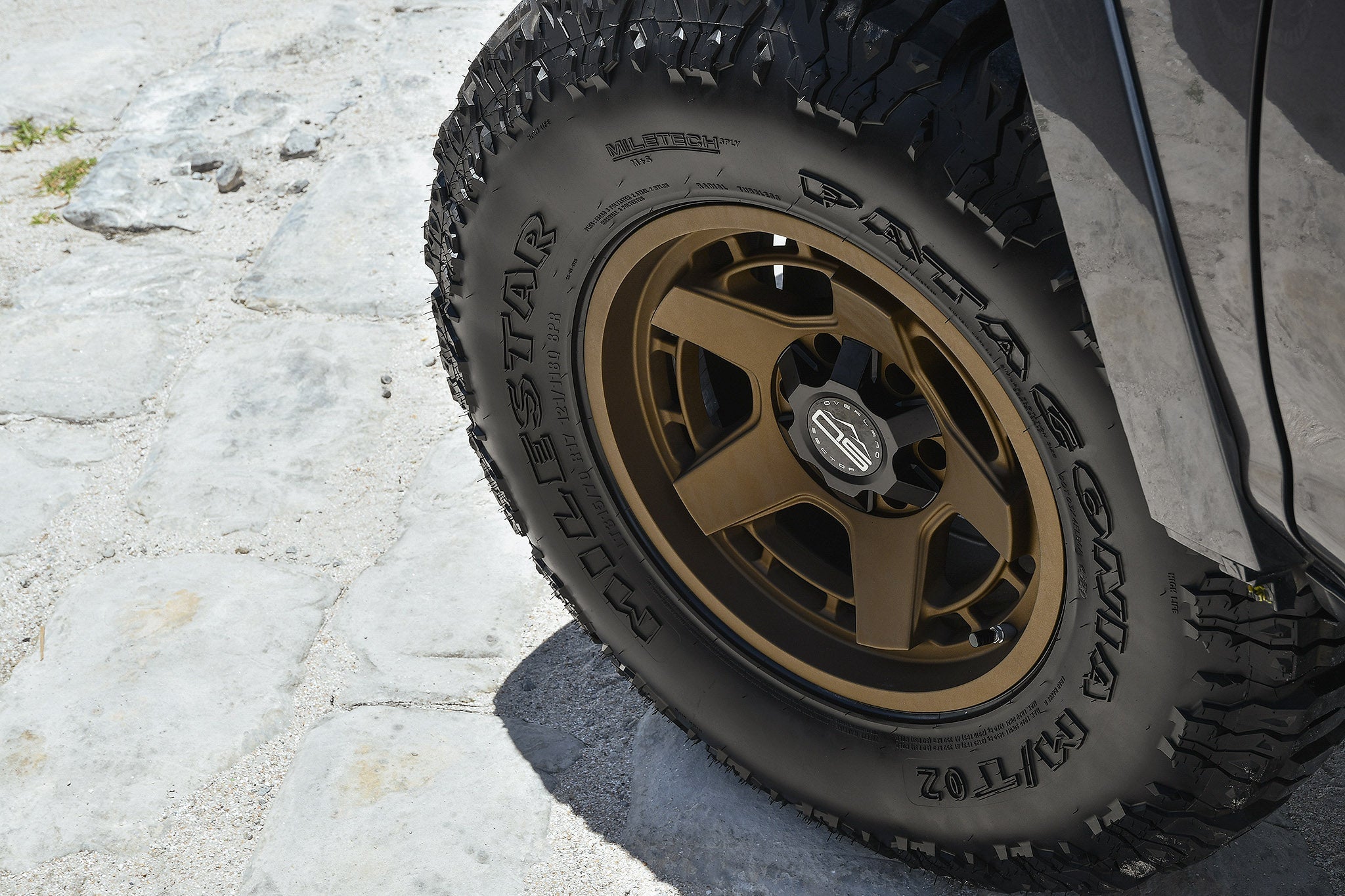 Overland Sector Atlas 17x9 -12 5x114.3/5x127mm 71.5mm Satin Textured Bronze