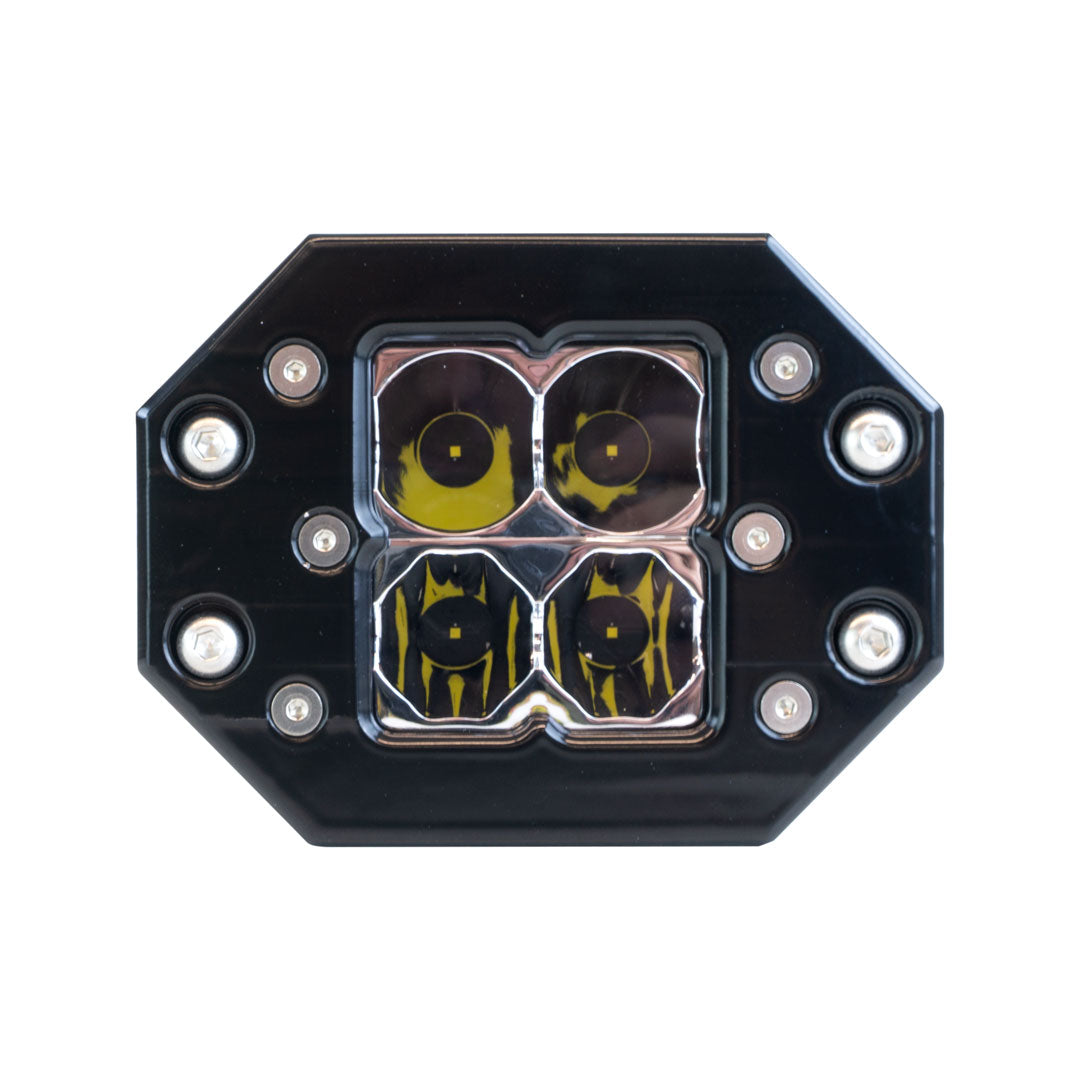 Quattro Flush Mount LED Pod Light - Pair Pack