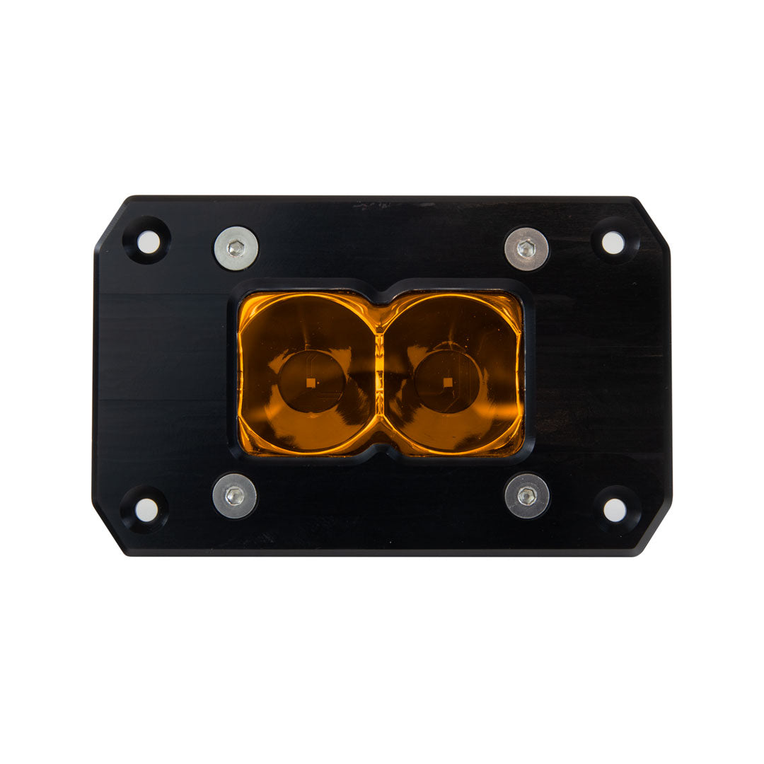 BA-2 Flush Mount Amber LED Pod Light