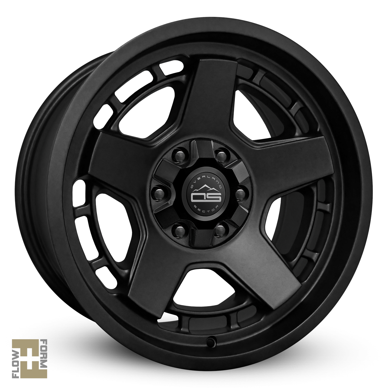 Overland Sector Atlas 17x9 -35 6x135/6x139.7mm 106.2mm Satin Black