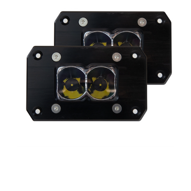 heretics pair pack of ba-2 flush mount led lights