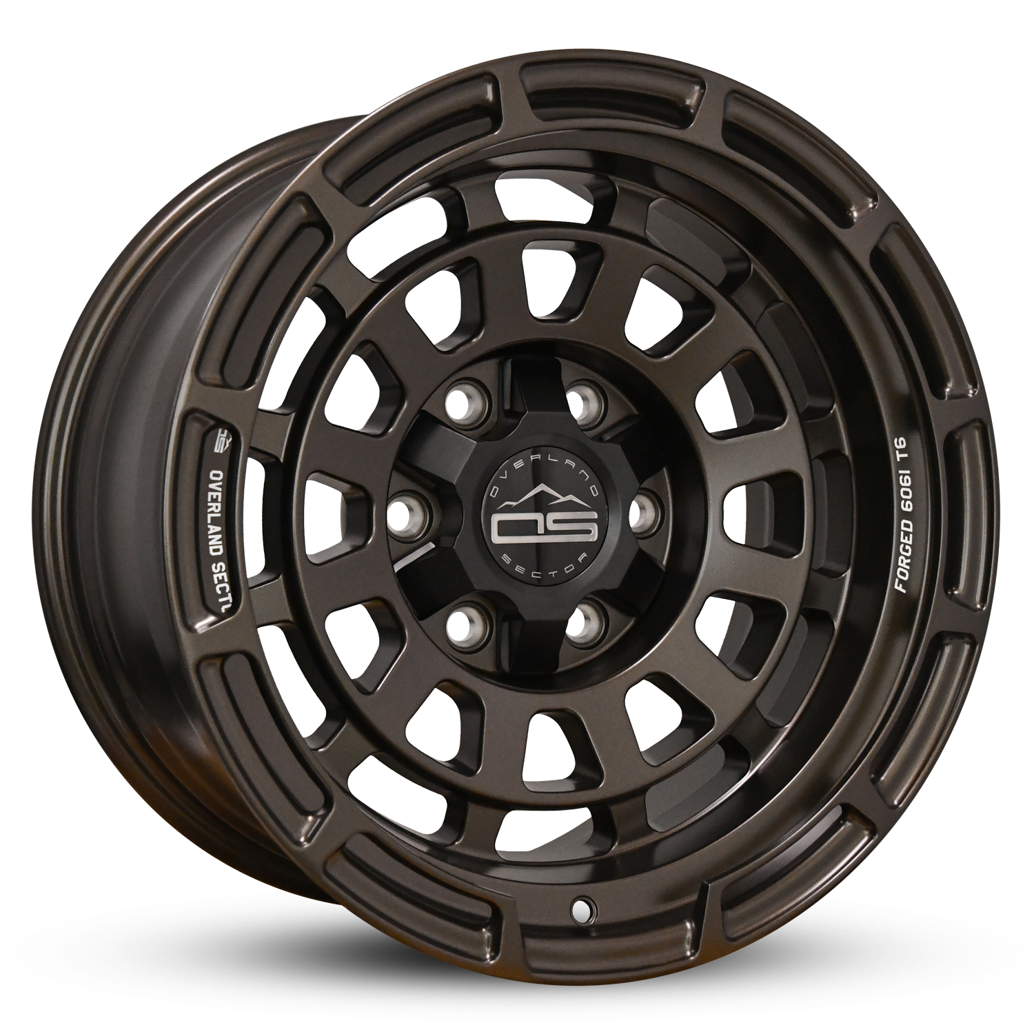 Overland Sector Badlander Forged 17x9 +0 6x135/6x139.7mm 106.1mm All Satin Mocha Bronze
