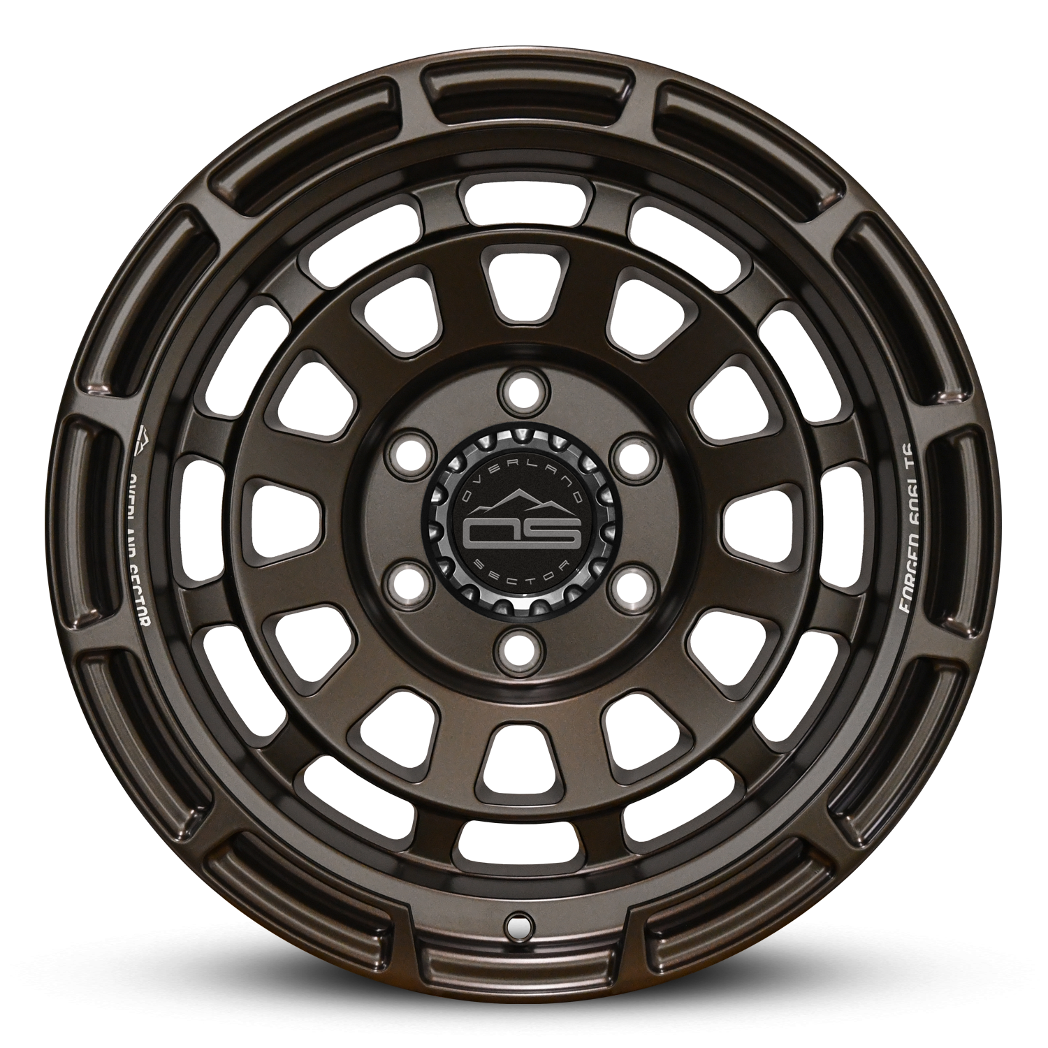 Overland Sector Badlander Forged 17x9 -12 6x139.7mm 106.1mm All Satin Mocha Bronze