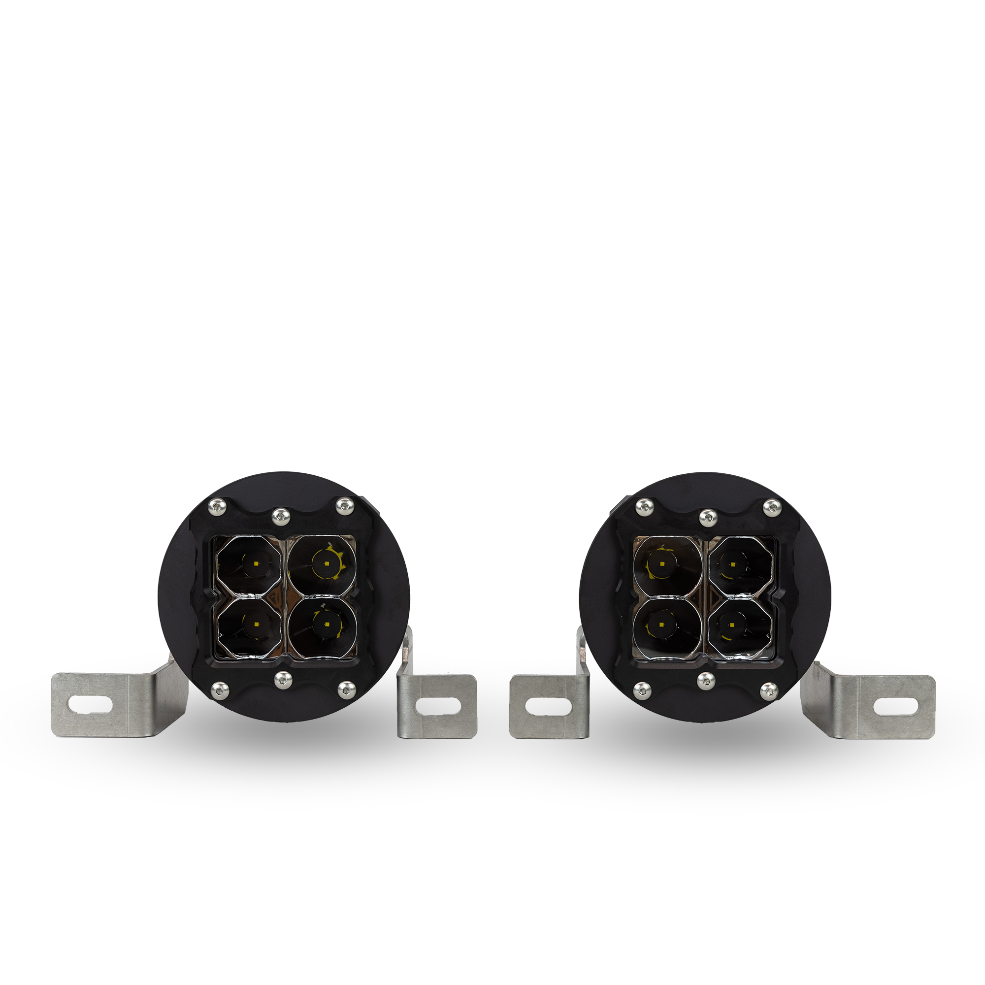 Jeep Wrangler Rubicon LED Fog Light Kit (2018-2020) - Steel Bumper