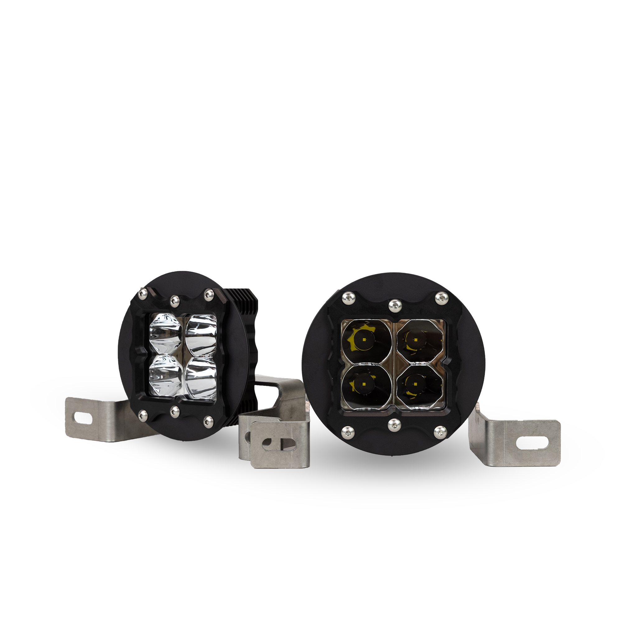 Jeep Wrangler Rubicon LED Fog Light Kit (2018-2020) - Steel Bumper